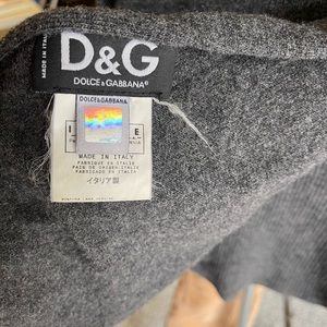 Dolce and Gabbana Wool Scarf — damaged